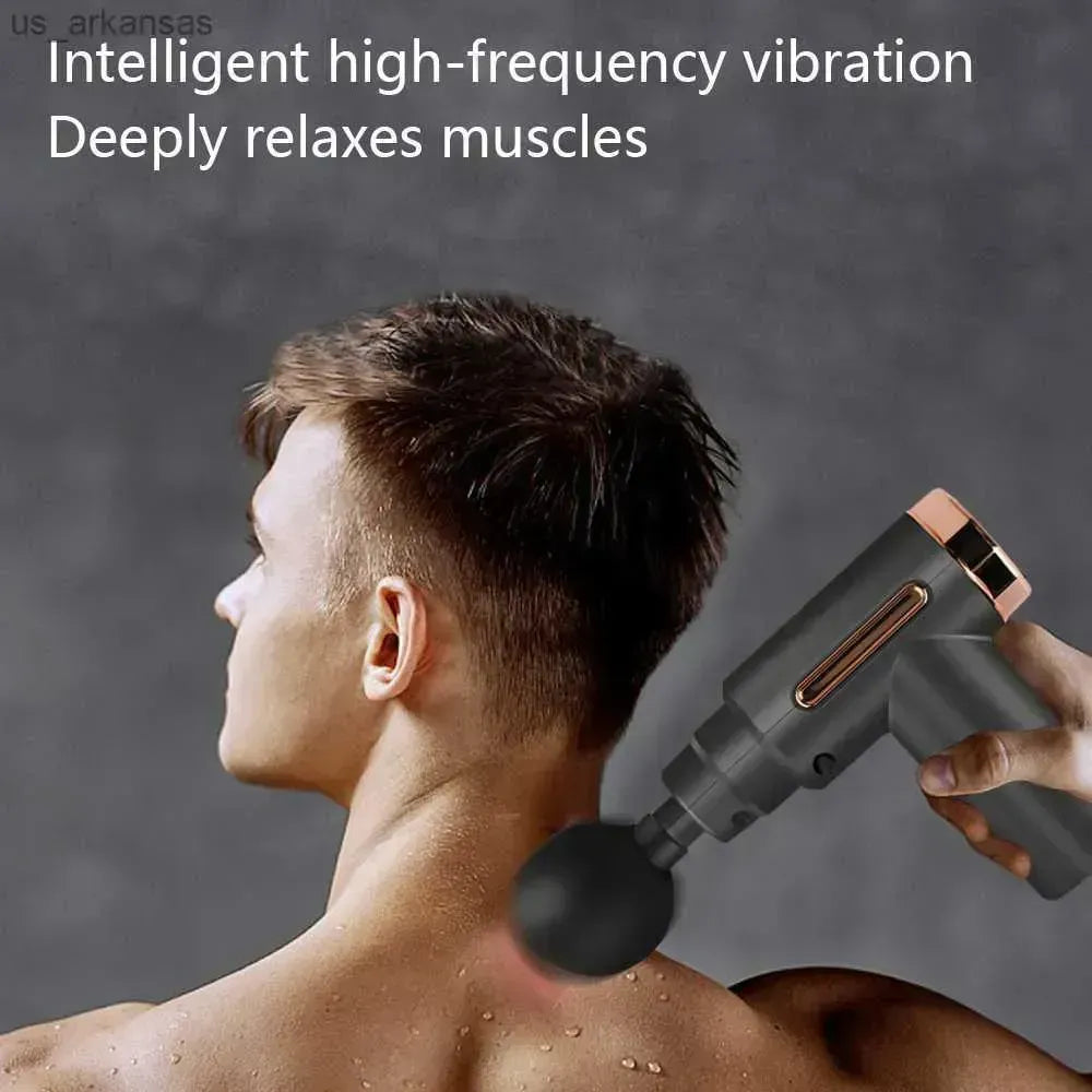 Professional Smart Percussion Massage Gun | Deep Tissue Muscle Massager with 4 Interchangeable Heads