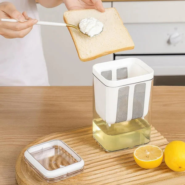 Multifunctional Yogurt Filter with Fine Mesh Strainer | Reusable Kitchen Strainer for Greek Yogurt, Cheese & Food Preparation